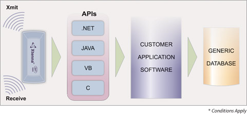 Middleware software connectivity to database
